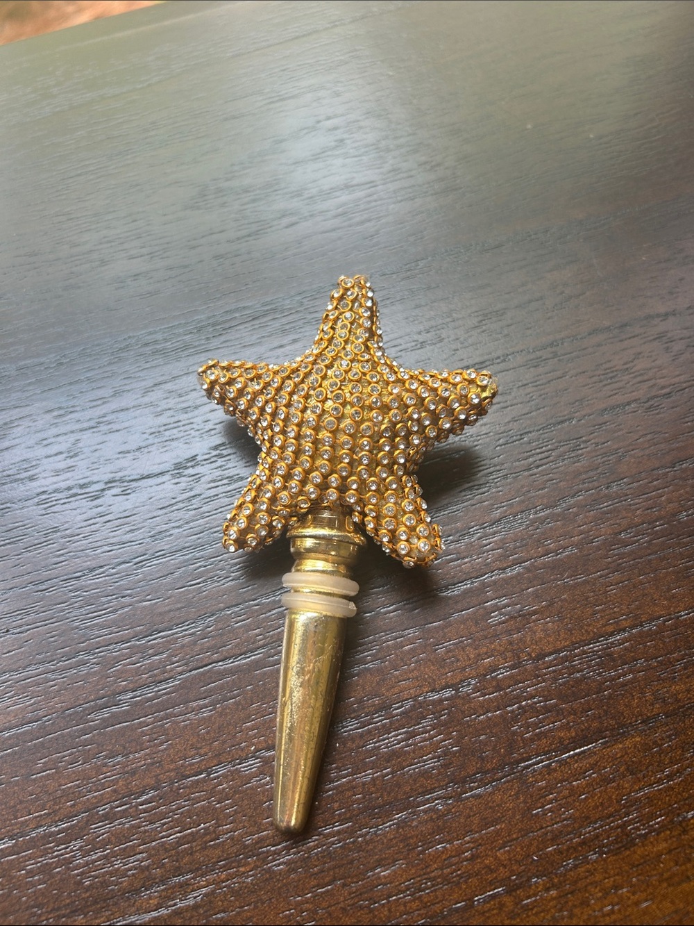 Gold Starfish Wine 🍷 Bottle Stopper - Decorative Home Party Accessory